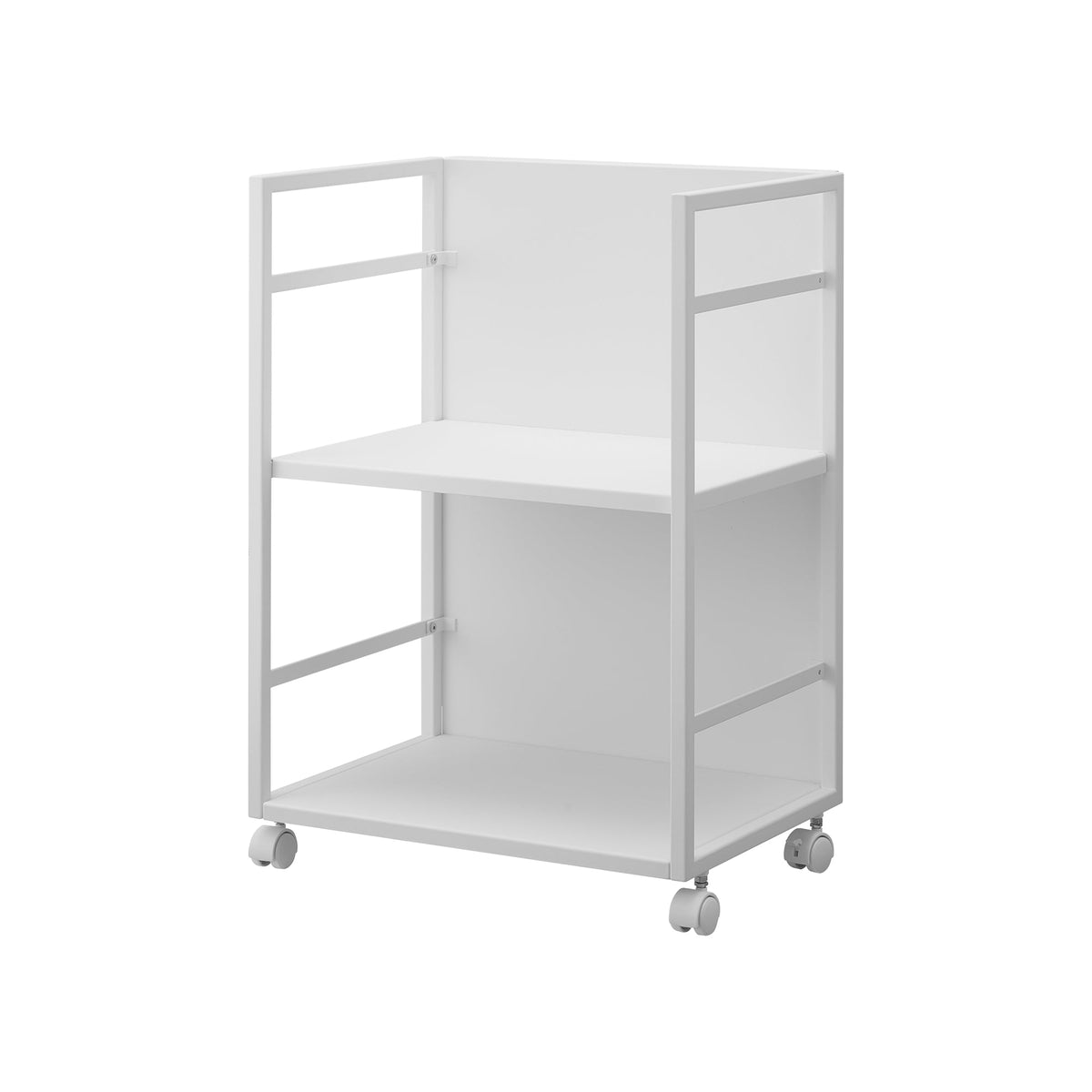 Two-Tier Hideaway Storage Cart (24" H)  - Steel
