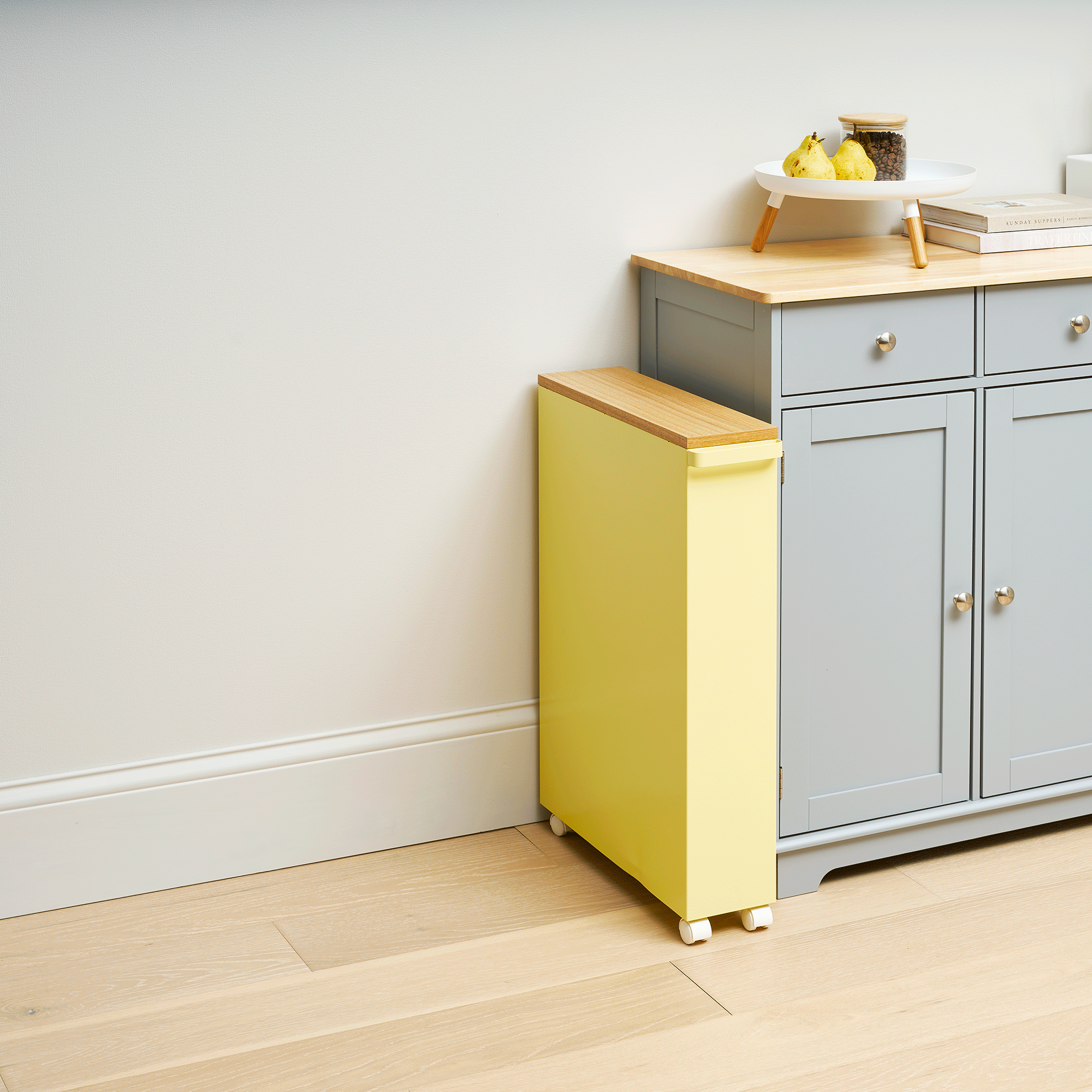 Rolling Storage Cart (27" H)  - Steel