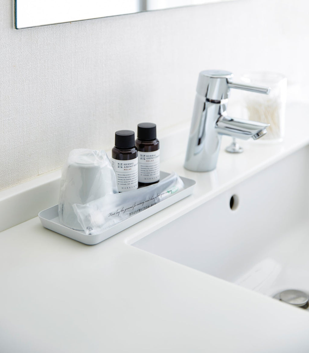 Vanity Tray - Flat - Large - Steel